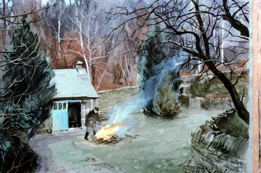Feu de joie dans le Lake District, 1996